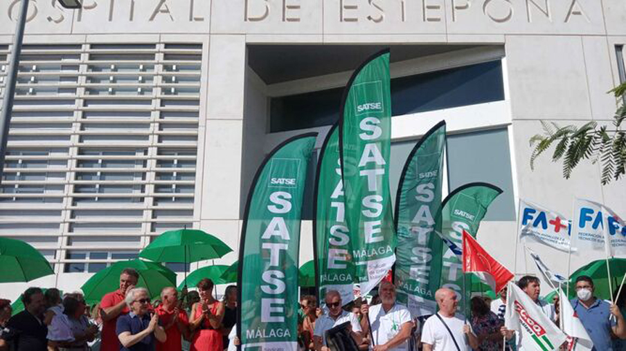 Protesta por el cierre del Hospital de Estepona